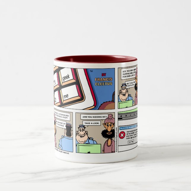 Last internet Page mug! Two-Tone Coffee Mug (Center)