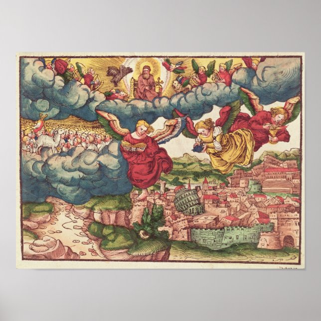 Last Judgement, from the Luther Bible, c.1530 Poster (Front)