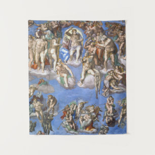Last Judgement From The Sistine Chapel By Michelan Tapestry