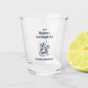 Last Knight Out Medieval Bachelorette Party Shot Glass