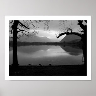 Last Light at Loweswater: Lake District Poster