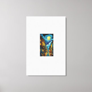 last lights canvas print