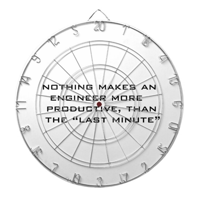 Last minute dartboard (Front)