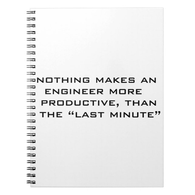 Last minute notebook (Front)