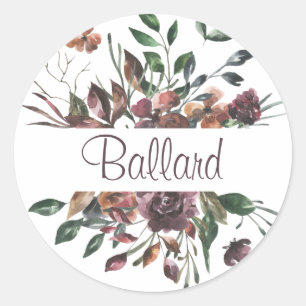 Last Name Envelope Seal