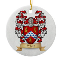 last name white coat of arms 