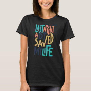 Last Night A DJ Saved My Life   Indeep T-Shirt