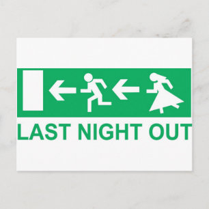 last night out postcard
