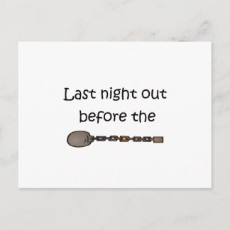 Last Night Out Postcard