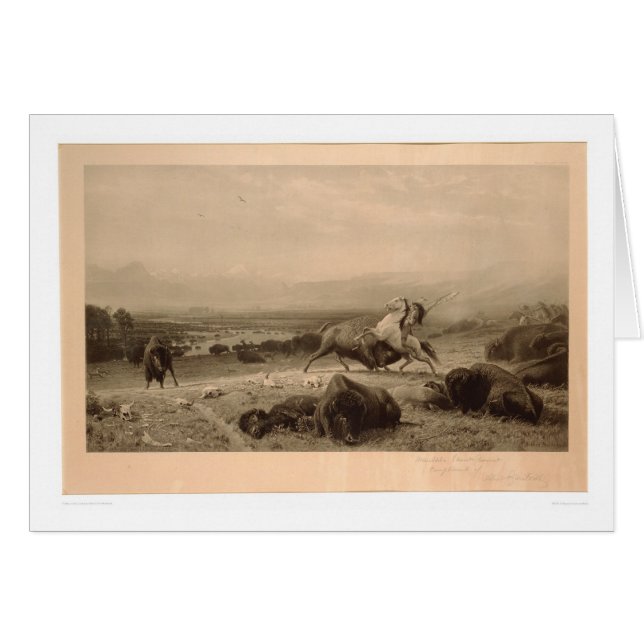 Last of the Buffalo Bierstadt (0137A) - Unrestored (Front Horizontal)