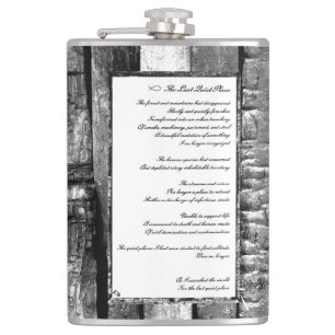 Last Quiet Place Hip Flask