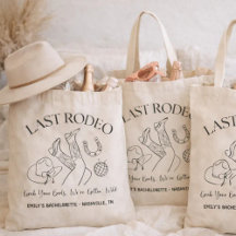Last Rodeo Bachelorette Tote Bag | Western Bachelo