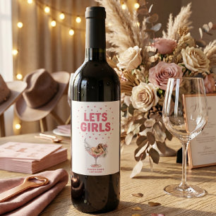 Last Rodeo Bachelorette Week Party Wine Label
