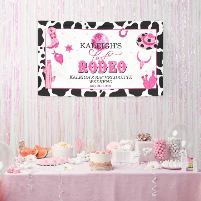 Last Rodeo Banner (Party)