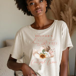 Last Rodeo Chic Cowgirl Hat Western Bridal Party Tri-Blend Shirt<br><div class="desc">Step into style with our stunning "Last Rodeo" cowgirl floral hat western bridal party tri-blend shirt! Perfectly blending comfort and charm, this shirt is designed for the modern bride who celebrates her unique spirit. Perfect for a Western-themed bridal shower, to showcase your love for all things Western, this shirt adds...</div>
