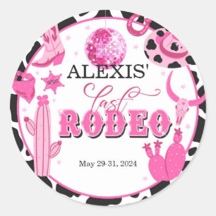 Last Rodeo Custom Classic Round Sticker