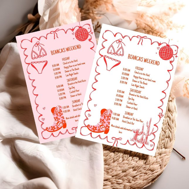 Last rodeo Nashville Bachelorette Weekend Party Invitation (Creator Uploaded)