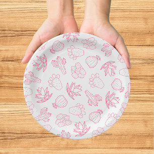Last Rodeo Pink Bachelorette Party Paper Plate