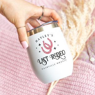 Last Rodeo Pink Horseshoes Bachelorette Party