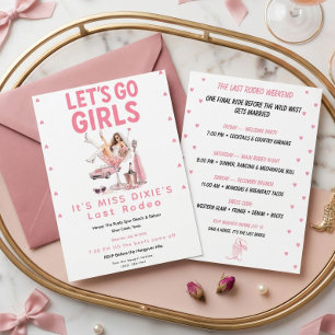 Last Rodeo Viral Classic Bachelorette Week party Invitation