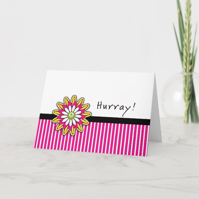 Last Round of Radiation Greeting Card - Hurray (Front)