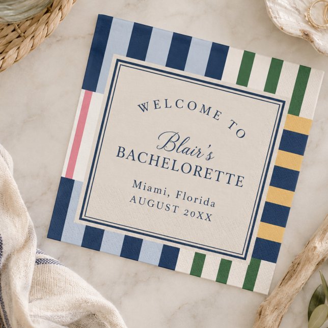 Last Sail Before the Veil Bachelorette Napkin (Last Sail Before the Veil Bachelorette Napkins)