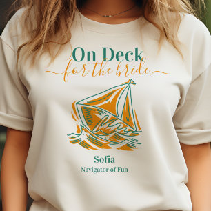 Last Sail Before the Veil Bachelorette Party  T-Shirt