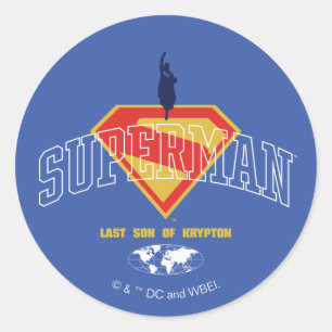 Last Son of Krypton Emblem Classic Round Sticker