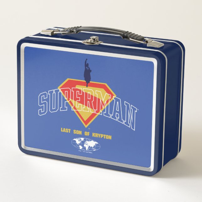 Last Son of Krypton Emblem Metal Lunch Box (Front)