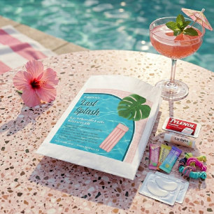 Last Splash Bachelorette Weekend Recovery Kit Favour Bag
