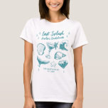 Last Splash Mermaid Beach Bachelorette Party T-Shirt<br><div class="desc">Make a splash at your upcoming bachelorette party with this stunning beach bachelorette party personalized t-shirts. Whether you're celebrating a bach trip, a girls' vacation, or a best friends' holiday, this custom beach bachelorette party t-shirts are the perfect addition to your unforgettable getaway. Add a personal touch to your bachelorette...</div>