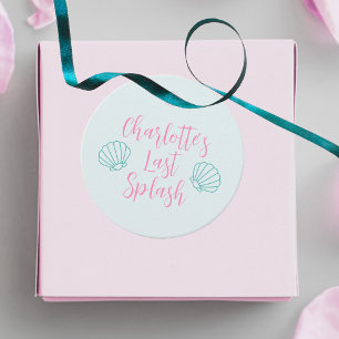 Last Splash Seashell Beach Bachelorette Party Favour Tags