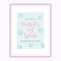 Last Splash Seashell Beach Bachelorette Welcome
