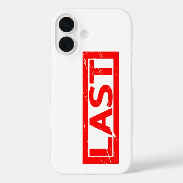 Last Stamp Case-Mate iPhone Case (Back)