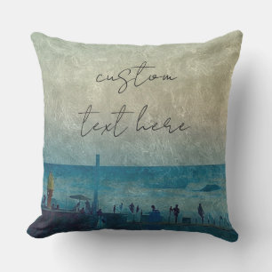-last summer- digital effects paint photography  outdoor pillow