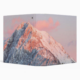 Last sun light on mountain Storžič, Slovenia Binder