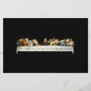 Last Supper da Vinci Jesus Fractal Painting