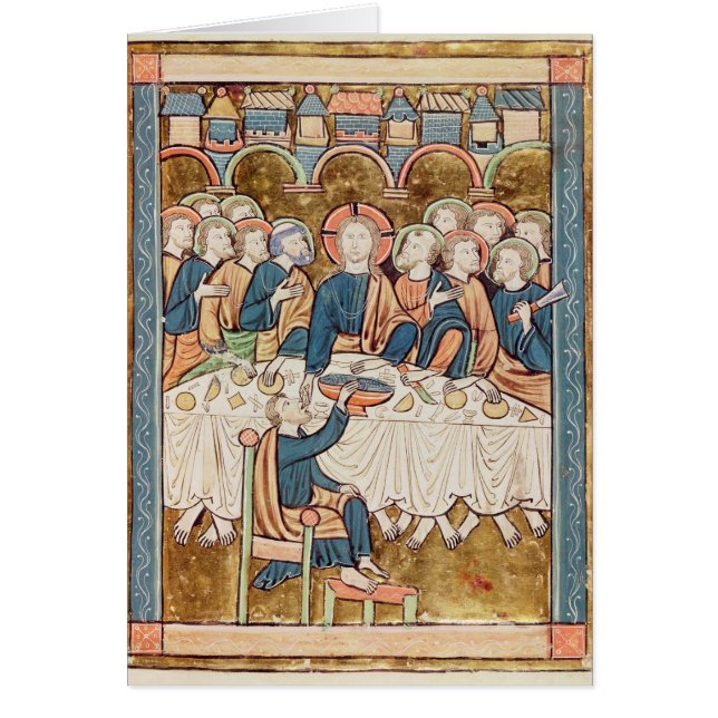 Last Supper, from 'Psautier a l'Usage de Paris (Front)