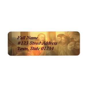Last Supper Mailing Label