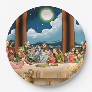 Last Supper Paper Plate