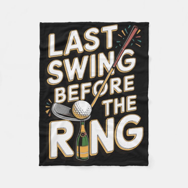 Last Swing Before The Ring 1  Fleece Blanket (Front)