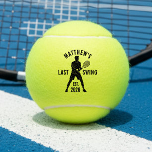 Last Swing Before the Ring Bachelor Party Tennis Balls