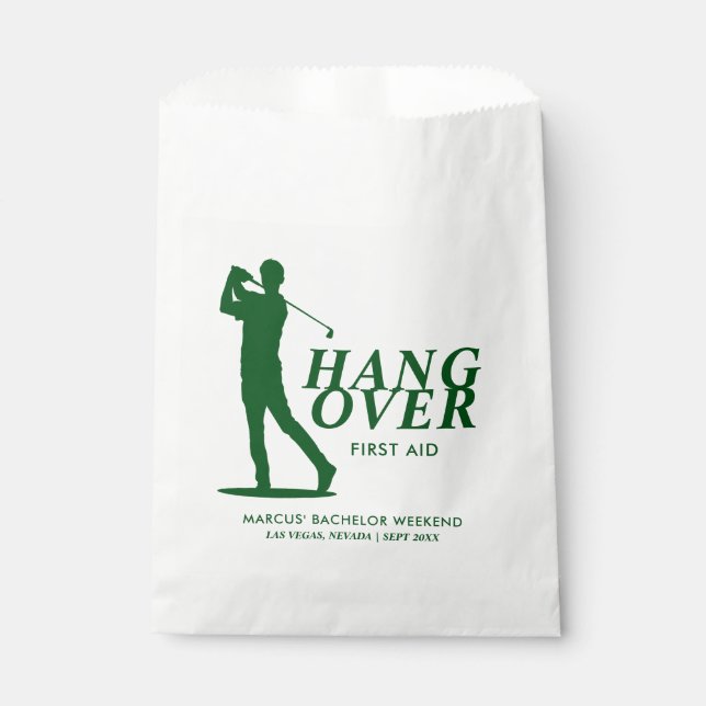 Last Swing Before the Ring Golf Bachelor Favour Bag (Front)