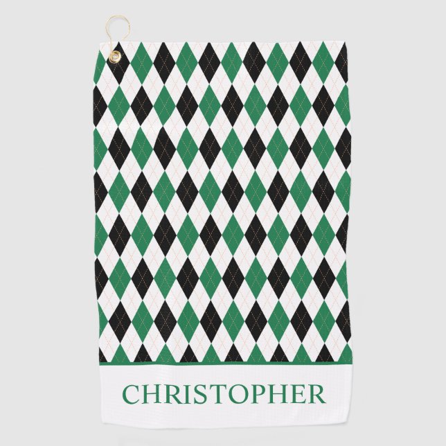 Last Swing Before The Ring Golf Bachelor Party Golf Towel (Front)