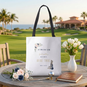 Last Swing Before the Ring Golf Bachelorette Bride Tote Bag