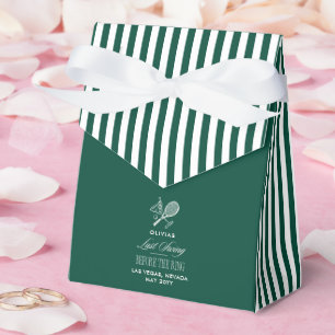 Last Swing Before the Ring green bachelorette Favor Box