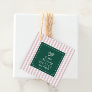Last Swing Before the Ring green bachelorette Favour Tags