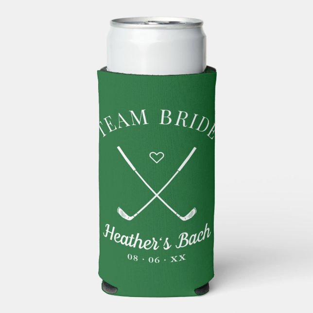 Last Swing Golf Bachelorette Seltzer Can Cooler (Seltzer Front)