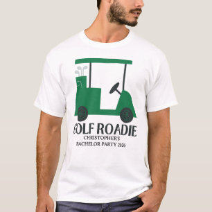 Last Swing Golf Country Club Bachelor Black Green T-Shirt
