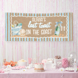 Last Toast, Kraft Coloured Bridal Shower Banner